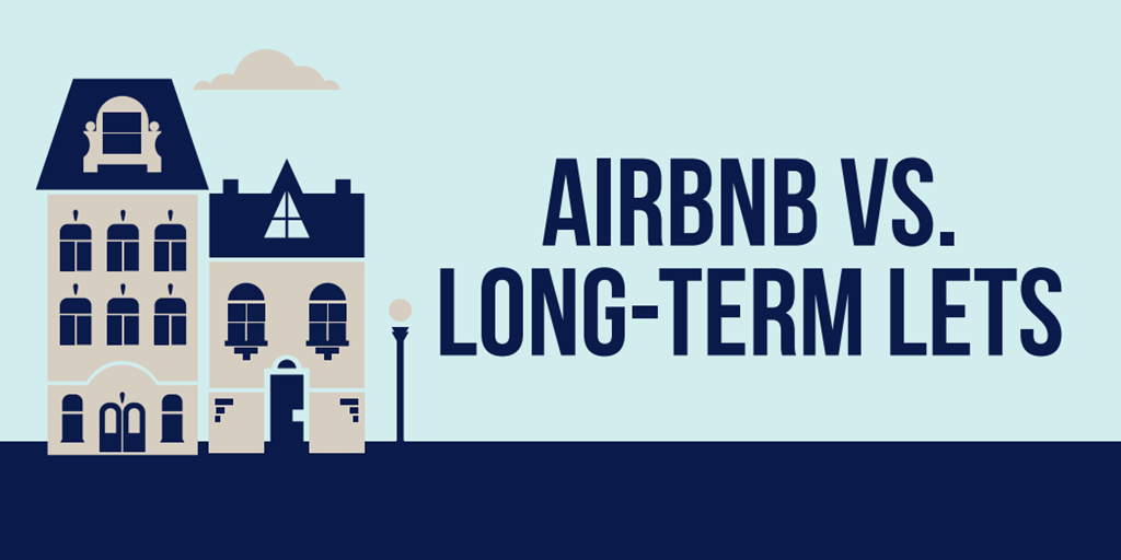 Short-term rental via Airbnb versus long-term lease